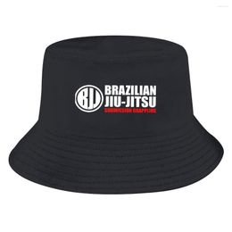 Bérets BJJ brésilien Jiu Jitsu soumission grappin seau chapeau mode chapeaux hommes femmes en plein air pêcheur casquettes plage