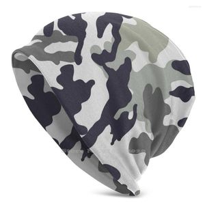 Beretten zwart -wit camo gebreide beanie hoed sport hedging cap jagen Amerika camouflage Amerikaans militair VS visvlag