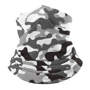 Beretten zwart -witte po print multifunctionele sjaals sjaalcamouflage leger kleur uv bescherming nek Gaiter bandana outdoor sportberetten