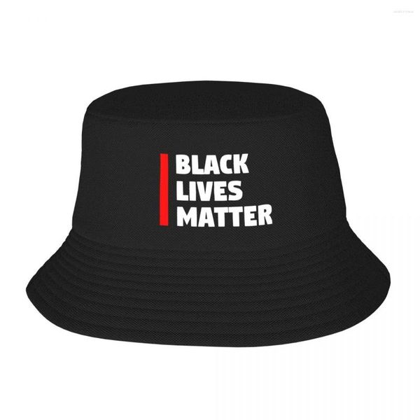 Boinas Black Lives Matter Fisherman's Hat Gorra para adultos Retro Cute Wind Light para un bonito regalo diario