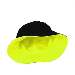 Береты Черные однотонные шляпы-ведра в горошек Двусторонняя одежда унисекс Простые кепки-боб в стиле хип-хоп Gorros Мужчины Женщины Панама Кепка Пляжная рыбалка Солнце