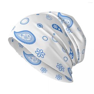 Baretten Blauw Water Unisex Gebreide Wintermuts Warme Ski Gehaakte Slouch Hoed Zachte Aquarel Viking Drakkars Dames Heren Cap