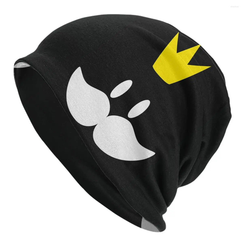 Berets Bob-Omb Skullies czapki Król Bob Omb cienki kapelusz Autumn Spring Bonnet Hats Men Men Women's Street Cape