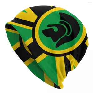 Baretten Bonnet Hoed voor mannen en vrouwen Vlag Jamaica In Britse stijl Gebreide mutsen Zachte tulband Hip Hop muts