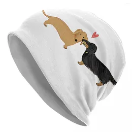 BERETS Bonnet Chapeaux Dckhund Chog Men de femme Skullies Bons de gabares