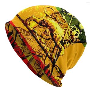 Bonnets Bonnets Jamaican Rasta Lion Men Femmes Judah Cap mince Hip Hop Skullies Bons de bonnet