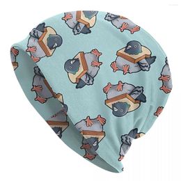 Baretten Bonnet Hoeden Heren Dames Hungry Pigeon Cap Design Skullies Mutsen Caps