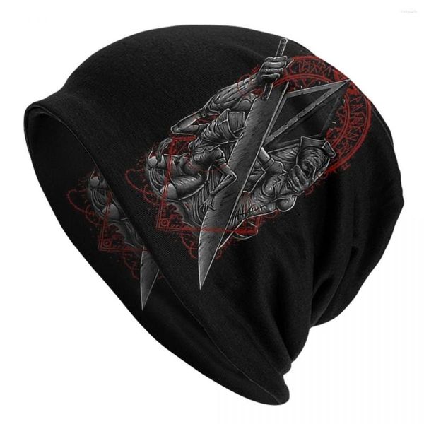 Boinas Bonnet Sombreros Silent Hill Juegos Hombres Mujeres Sombrero fino Cabeza de pirámide Otoño Primavera Gorro cálido Hip Hop Skullies Gorros Gorros