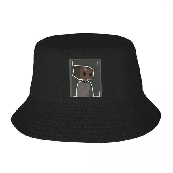 Boinas Box Head Bucket Sombreros Panamá para hombre Mujer Bob Pescador al aire libre Verano Playa Pesca Gorras unisex