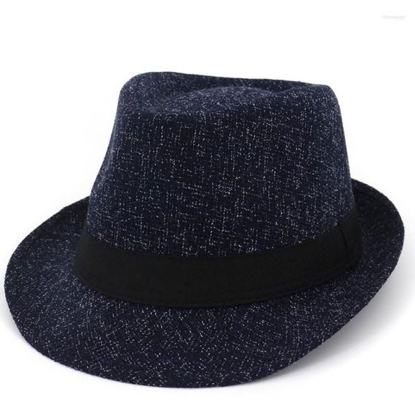 Boinas Marca Inglaterra Hombres Mujeres Fedoras Top Jazz Hat Primavera Verano Otoño Bowler Sombreros Cap Classic Cowboy