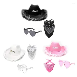 Baretten Bruid Cowgirl Hoed Hoofddoek Vrijgezellenfeest Cosplay Kostuum Vrouwelijke Accessoire