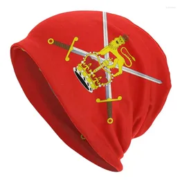 Bérets Drapeau de l'armée britannique Badge Cool Skullies Bonnets Casquettes Bonnet Hiver Chaud Tricot Chapeau Femmes Hommes Adulte Bonnet Chapeaux Casquette de Ski En Plein Air