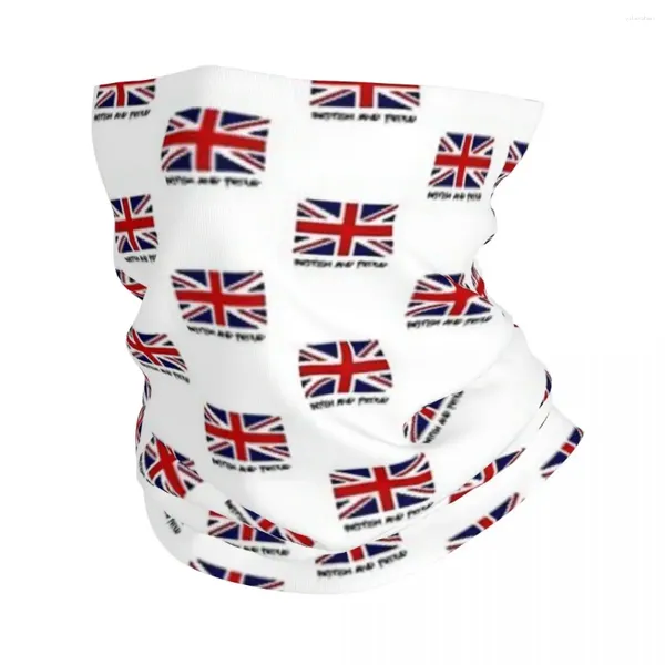 Beretas Flag Británica Union Jack Bandana Cubierta Magia impresa Bufanda Dadva de uso múltiple Running Unisex Adult Invierno