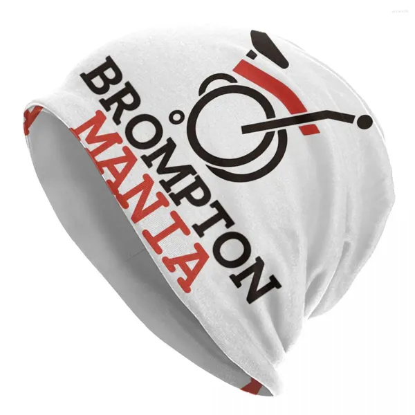 Bérets Bromptons vélo pliant Logo Skullies bonnets casquettes Hip Hop hiver chaud hommes femmes tricoté chapeaux adulte unisexe Bonnet