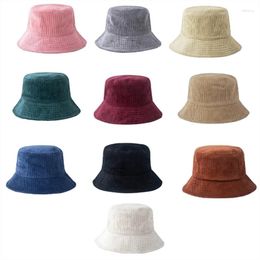 Berets Eimer Hut Winter Reise Mode Cord Für Sonne Harajuku Hip Hop Outdoor Fischer Männer Frauen Teen