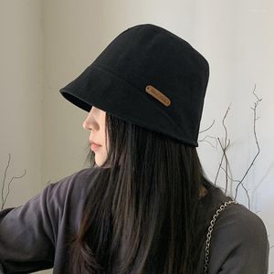 Bérets Chapeau Seau Sortie d'été pour Femmes Version coréenne Protection Solaire Mode Grosse tête Circonférence Soleil Uv