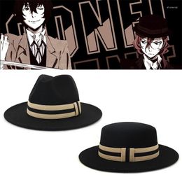 Berets Bungou Stray Dogs Cosplay Hat Nakahara Chuya Formal Festival Anime Accessoire For Women Men Western Cowboy