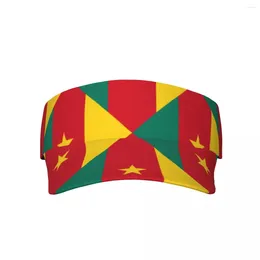Beretten Kameroen vlag Ademend luchtzon hoeden mannen vrouwen vizier uv bescherming top lege solide sport tennisgolf zonnebrandcrème cap