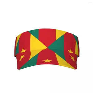 Berets Cameroun Flag Breathable Air Sun Chapeaux Men de femme Visor Visor UV Protection Top Vide Vide Sports Sports Tennis Golf Cap