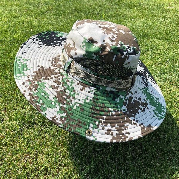 Berets Camouflage boonie hommes chapeau tactique américaine baquet armée de seau militaire multicam panama chape de chasse d'été randonnée