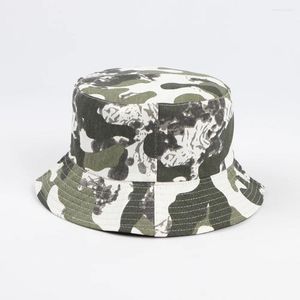 Bérets Camouflage seau chapeau été Sunhat dames chapeaux pêcheur mode hommes femmes casquettes femmes