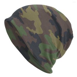 Berets camuflagem camo bonés casuais ao ar livre crânios gorros chapéu masculino feminino verão quente dupla utilização bonnet tricô chapéus