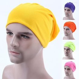 Boinas Candy Color Algodón Slouchy Gat For Men Women Spring Summer Beanie Beanie Hip-Hop Sombreros Ski Holfos Skullies Unisex