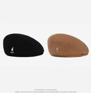 Bérets Caps Femmes Kangol Hat Mens Cap français Fashion Baret Laine Bourgogne Fedora Broidered Beret Winter Unisex9162505