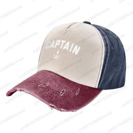 Baretten Kapitein Nautisch Citaat Cowboyhoed Dames Heren Outdoor Baseball Cap Sport Verstelbare golfhoeden