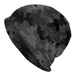 Baretten Carbon Camo Skullies Mutsen Caps Winter Warme Breimuts Mannen Vrouwen Straat Leger Militaire Camouflage Motorkap Hoeden Outdoor Skimuts