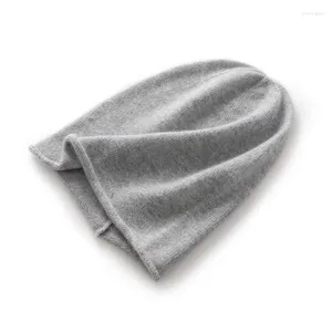Bérets Cashmere tricoté chapeau pour hommes et femmes au printemps automne d'hiver camping pêche de golf