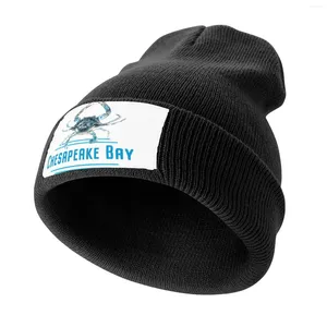 Berets Chesapeake Bay Blue Crab Design Knited Cap Back Bag Drop pour hommes femmes