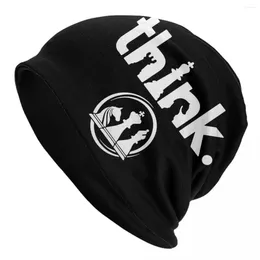 Bérets pièce d'échecs Bonnet unisexe hiver chaud Bonnet Homme tricot chapeaux Cool jeu de Ski en plein air Skullies bonnets casquettes pour hommes femmes