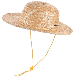 Boinas Sombrero de paja para niños Bachelorette Bundle Beach For Kids Sombreros Decoraciones Party Favors