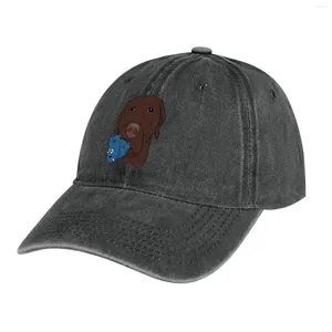 Baretten Chocolate Lab met nijlpaard Speelgoed Cowboyhoed Trucker Zwart Rave Baseball Heren Dames