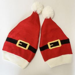 Beretten Kerstgebreide hoeden hoeden Volwassenen slouchy Santa Bulk Gebreide gehaakte sneeuwkappen voor mannen Heren Flapper 230821