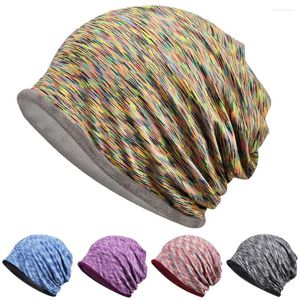 Bérets Bonnet coloré Slouchy Plus Chapeau surdimensionné en velours doux Écharpe multi-usage HATRX0005