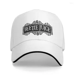 Baretten Cool Beetlejuice Film Baseball Cap voor mannen vrouwen op maat verstelbare volwassen horrorfilm Tim Dad Hat lente