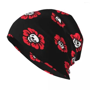 Berets Cool Skull Bonnet Hat Fashion Outdoor Skullies Camans de gabares pour hommes Tricoting Spring à double usage Caps