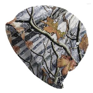 Baretten Cool Winter Warm Mannen Vrouwen Breien Muts Volwassen Unisex Jacht Camouflage Sneeuw Patroon Skullies Mutsen Caps Camo Motorkap Hoeden