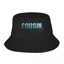 Bérets Cousin Crew Bleu - Cousins Make Friends Chapeaux Seau Panama Pour Homme Femme Bob Automne Pêcheur Pêche Casquettes Unisexe