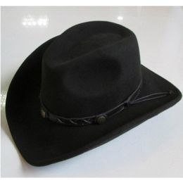 Berets cowboy hoeden mannen 100% wol waterdichte rimpelbestendige westelijke sombrero hombre cappello uomo country wilde westkoe koejongen hatsberetten