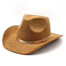 Bérets Cowboy Hats Men's Cowgirl Western Country Hat pour femmes The Sun British Cup Caps Luxury Panama 2023