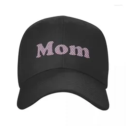 Bérets Custom Mom Baseball Cap en plein air Hommes ajustés aux femmes Ajustement de la fête des mères Cadeau papa Summer