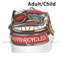 Bérets Custom Motorcyces Build And Repair Vintage Motorcycle American Funny 16 Knit Hat Elastic Soft Custom Pattern Present