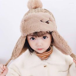 Boinas lindas gorras protectoras de invierno para niños, gorras para los oídos para bebés, protección para niños, gorros de lana para otoño y más