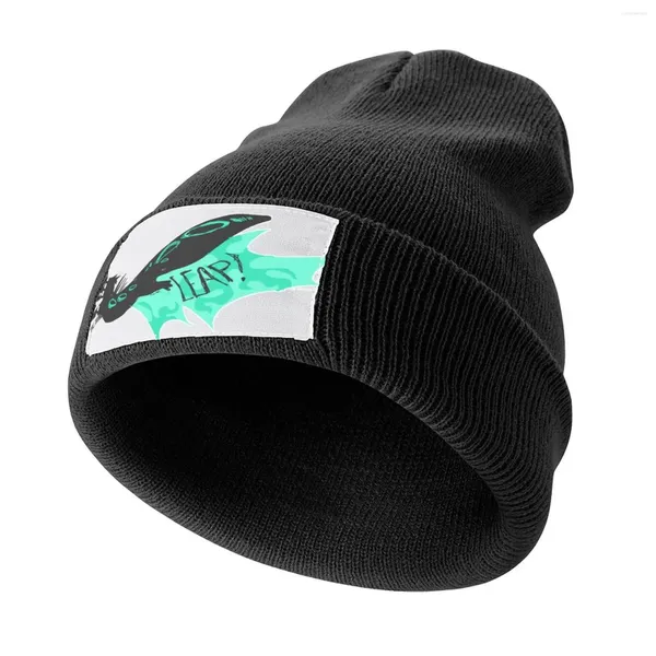 Boinas Cyan Lizard // Rain World Gorro de punto Rave Black Streetwear Hip Hop Mujer Sombrero Hombre