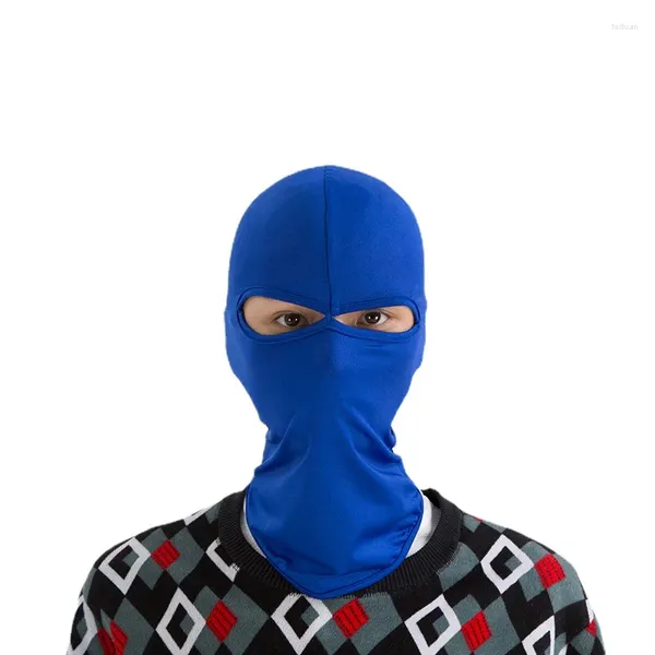 Bérets Cyclisme Balaclava Couverture complète Masque facial Chapeau de moto Lycra Ski Cou Été Soleil Ultra UV Protection Mince