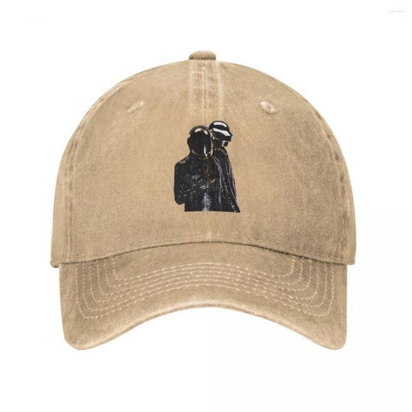 Boinas Daft Punk Gorra de béisbol Sombrero de vaquero Sombreros de Bebop con pico Hombres y mujeres