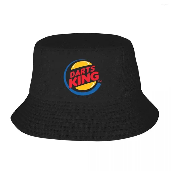 Berets Darts King Perfect Piece pour les chapeaux de seau de joueur panama enfants Bob Fisherman Summer Beach Fishing Unisexe Caps